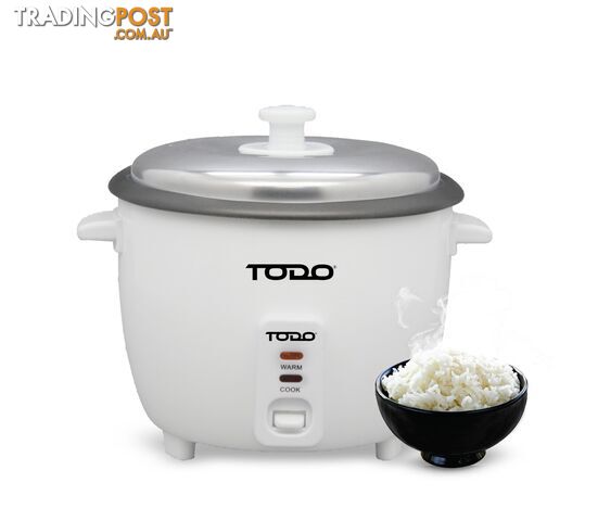 TODO 1.8L Rice Cooker 10 Cup Capacity 700W Spoon Cup Keep Warm Non Stick Pan - Todo - 9352838002987 - PNT-RC18-GX1