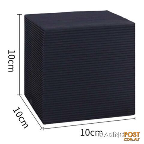 Eco-Aquarium Water Purifier Cube Water Cleaning Filter Activated Carbon Black (10*10*10cm) - 741331643312 - FHS-FL0113102