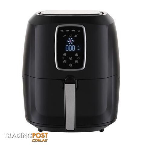 LED Display Healthy Oil Free Cooking Air Fryer (Black) - 7L - Kitchen Couture - 9348569038463 - TIE-9348569038463