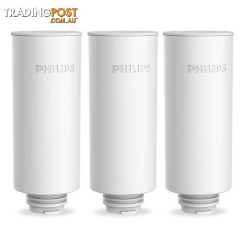3x Philips Micro X-Clean Instant Filter Catridge f/Powered Pitcher Water/Hydrate - Philips - 4897099307792 - KXG-AWP225-79