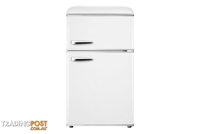 Kogan Retro 86L Top Mount Bar Fridge (White) - Kogan - KAGRBAR88WA