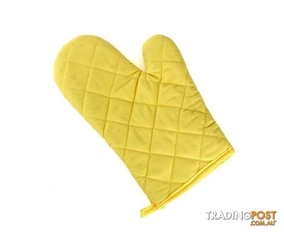 2Pcs Of Thickened Microwave Oven Gloves With High Temperature Resistance Yellow - 07082497800328 - DTD-DTD-CT0064-YELLOW