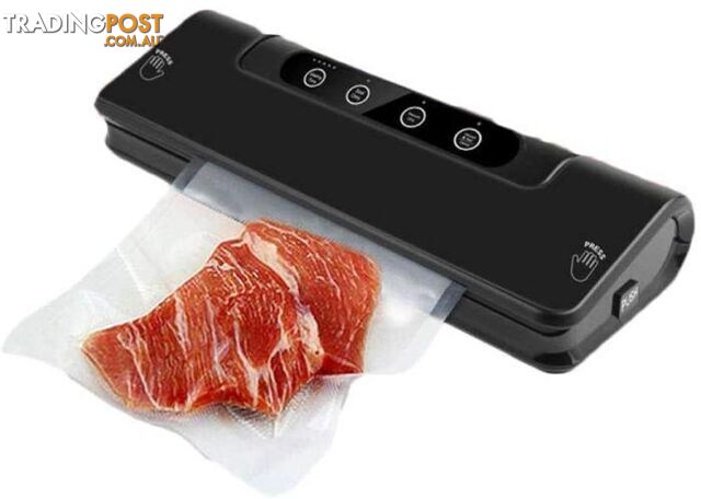 EZONEDEAL Vacuum Sealer Machine, Automatic Fresh Food-Sealer with Starter vacuum Bags, Food-saver, Multifunction Vacuum Packing Machine For Fruits, Meat and Wine Preservation with Dry & Moist Sealing Modes Sous Vide bags - 9353672038781 - EZO-Z1437