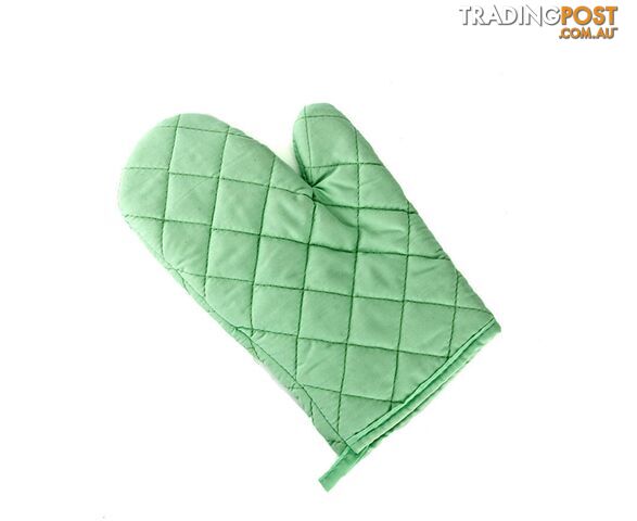 2Pcs Of Thickened Microwave Oven Gloves With High Temperature Resistance Green - 07082497800267 - DTD-DTD-CT0064-GREEN