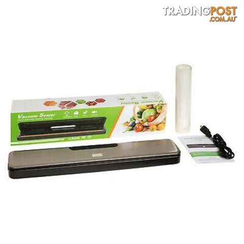 Vacuum Food Sealer Machine Storage Fresh Packaging Kitchen Saver Seal 20Bag 140W - 00708478186645 - ZOE-H32338-AU