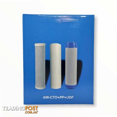 10" RO Water Filter Cartridge Replacement Set 3/4/5/6 Stage Reverse Osmosis 3 Pk - 4895088000396 - OZD-4792144592976-32851643957328
