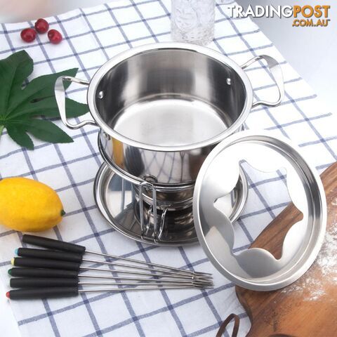 10-Piece Set Stainless Steel Chocolate Melting Pot Cheese - 3452694441527 - SNU-GGU075545PIM5D863