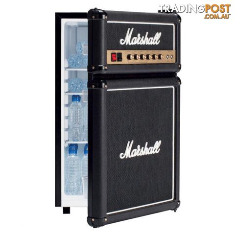 Marshall 92L Bar Fridge Beverage/Drink Cooler w/Black Speaker Guitar Amp Design - MARSHALL - 742832710541 - KXG-MF3.2