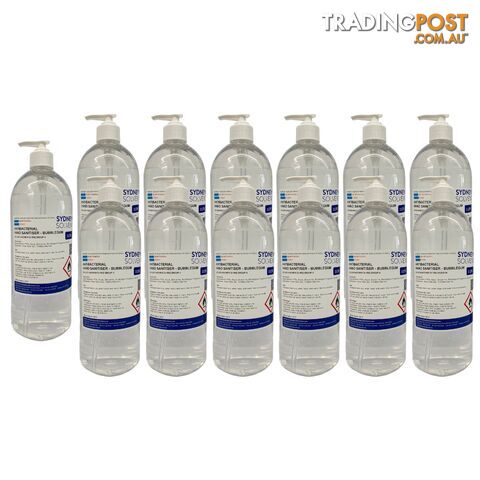 Antibacterial Instant Hand Sanitiser Gel 15 x 1 Litre Pack - SYV-HANTIBUBBLE1LX15P