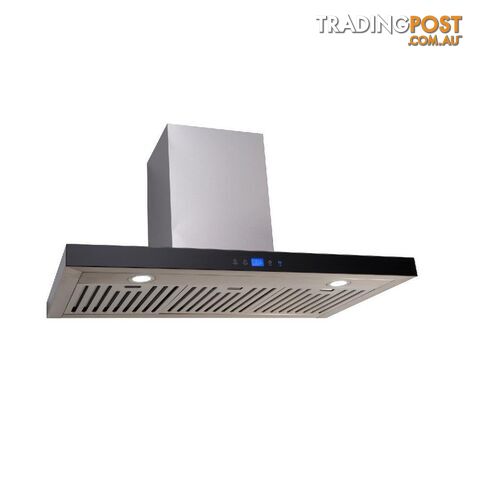 Euro Rangehood 900mm Canopy with Front Black Glass EA90STRS - Euro Appliances - 8966441632106 - BDO-EA90STRS