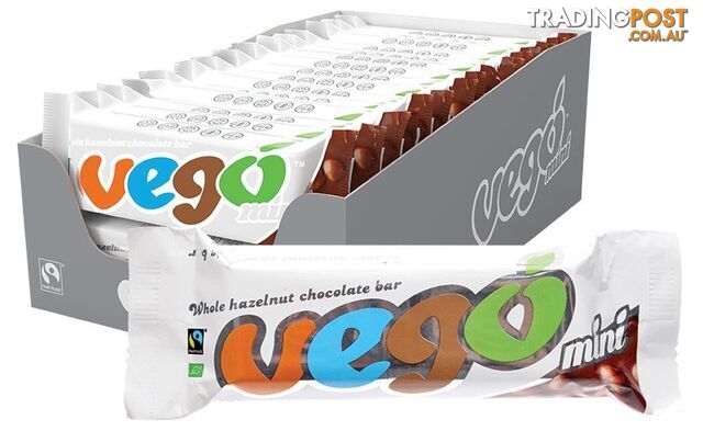 Organic Whole Hazelnut Chocolate Bars - Mini (30x65g) - 8006070132643 - HYG-UH-VE01