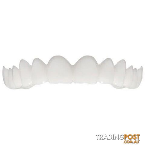 Silicone Simulation Teeth Whitening Braces- White - MRT-KS05947