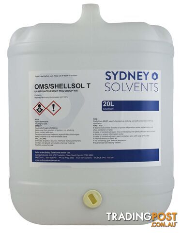 Shellsol T / OMS 20 litre - SYV-SHELLSOLT20LTR