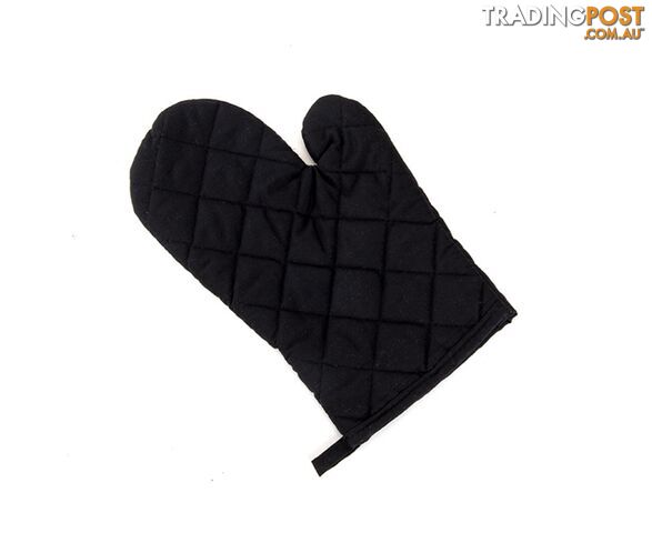 2Pcs Of Thickened Microwave Oven Gloves With High Temperature Resistance Black - 07082497800250 - DTD-DTD-CT0064-BLACK