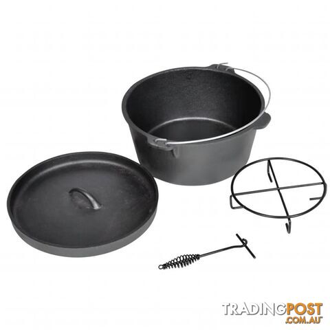 Dutch Oven cooking pot 9QT - vidaXL - 08718475817857 - VDX-40519