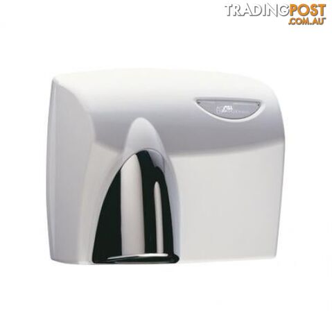 New Jd Macdonald Autobeam Hand Dryer Automatic 63 Decibels - White With Polished - MDW-4396-20700