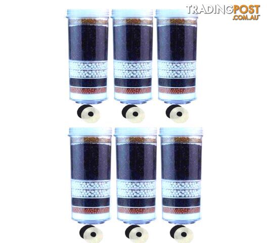 8 STAGE FLUORIDE REMOVAL WATER FILTER CARTRIDGE X 6 FOR AIMEX BRAND ONLY - 00600182940745 - OZC-8KDFAAF6
