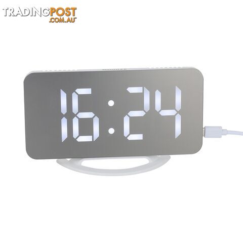 1Pc Digital Alarm Clock USB Charging Alarm Clock Mirror Surf - 3391220139951 - GSP-T0R124419MDLLMEYY