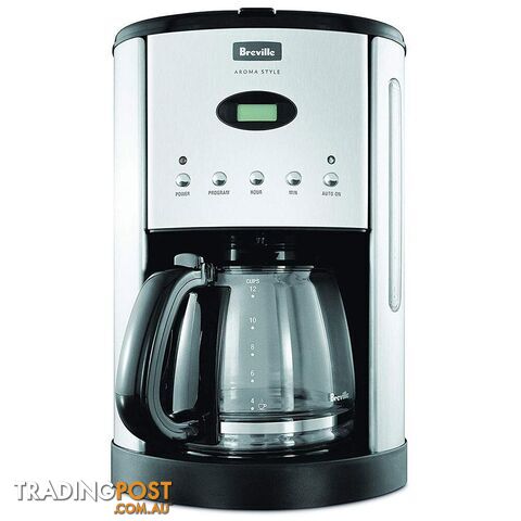 Breville Aroma Style Electronic Coffee Filter/Maker/Machine w/ Auto Brew Timer - Breville - 9312432010559 - KXG-BCM600BLK
