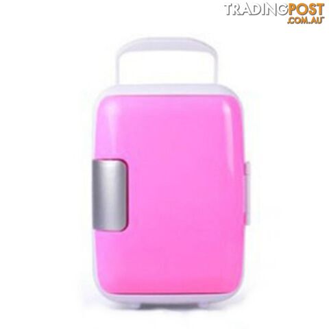 4L Mini Refrigerators Makeup Fridge Dual-Use for Car Outdoor Fishing Accesories Pink--car home - 00700000612103 - DTD-PHO_0GHD6G70-02