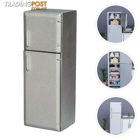 1pc 1/12 Mini House Refrigerator Miniature Wooden - 3293599725837 - SNU-K2X124431O6A23T8S