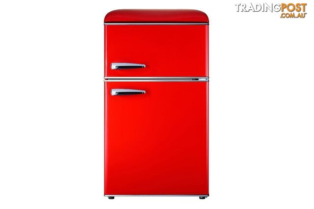 Kogan Retro 86L Top Mount Bar Fridge (Red) - Kogan - KAGRBAR88RA