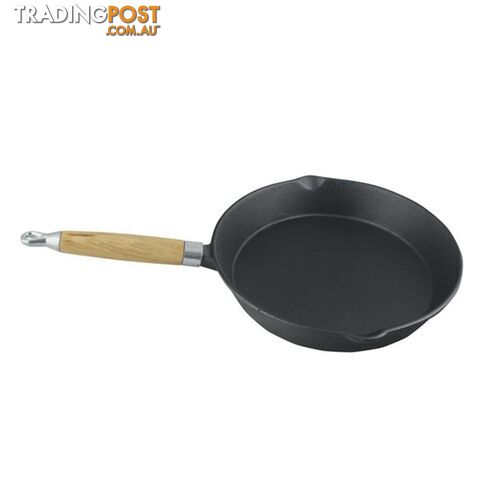 27cm Camping Cast Iron Frypan Campfire - 09347182235754 - LST-52209