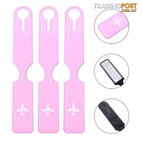 3pcs Luggage Tags Adorable Travel Bag Labels Baggage Tags - 3461284904007 - SNU-A3X065702UCE4RC6Q