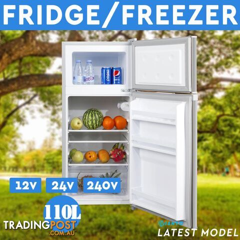 110L Portable Freezer Fridge 12V/24V/240V Camping Car Boating Caravan Bar Fridge - Mistho - BIT-SU110