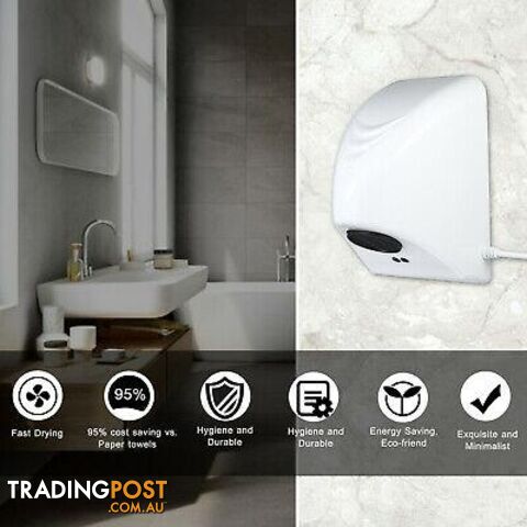 600W Automatic Commercial Hand Dryer Electric Hand Dryers Hand-Drying Device - 00713893198524 - ZOE-E11378EU