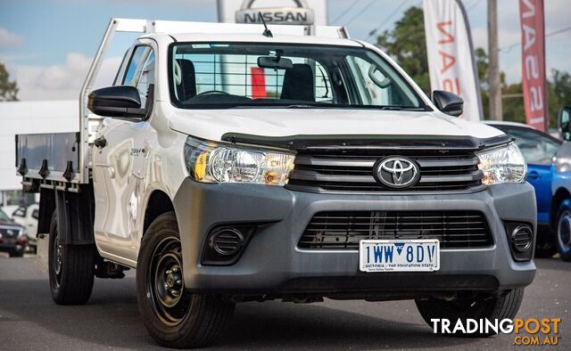 2018 TOYOTA HILUX WORKMATE GUN122R SINGLE CAB CAB CHASSIS