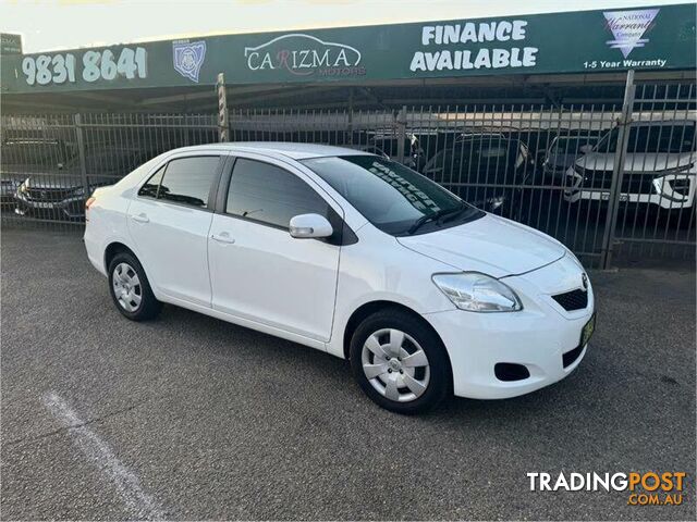 2012 TOYOTA YARIS YRS NCP93R 10 UPGRADE SEDAN, 4 DOORS, 5 SEATS