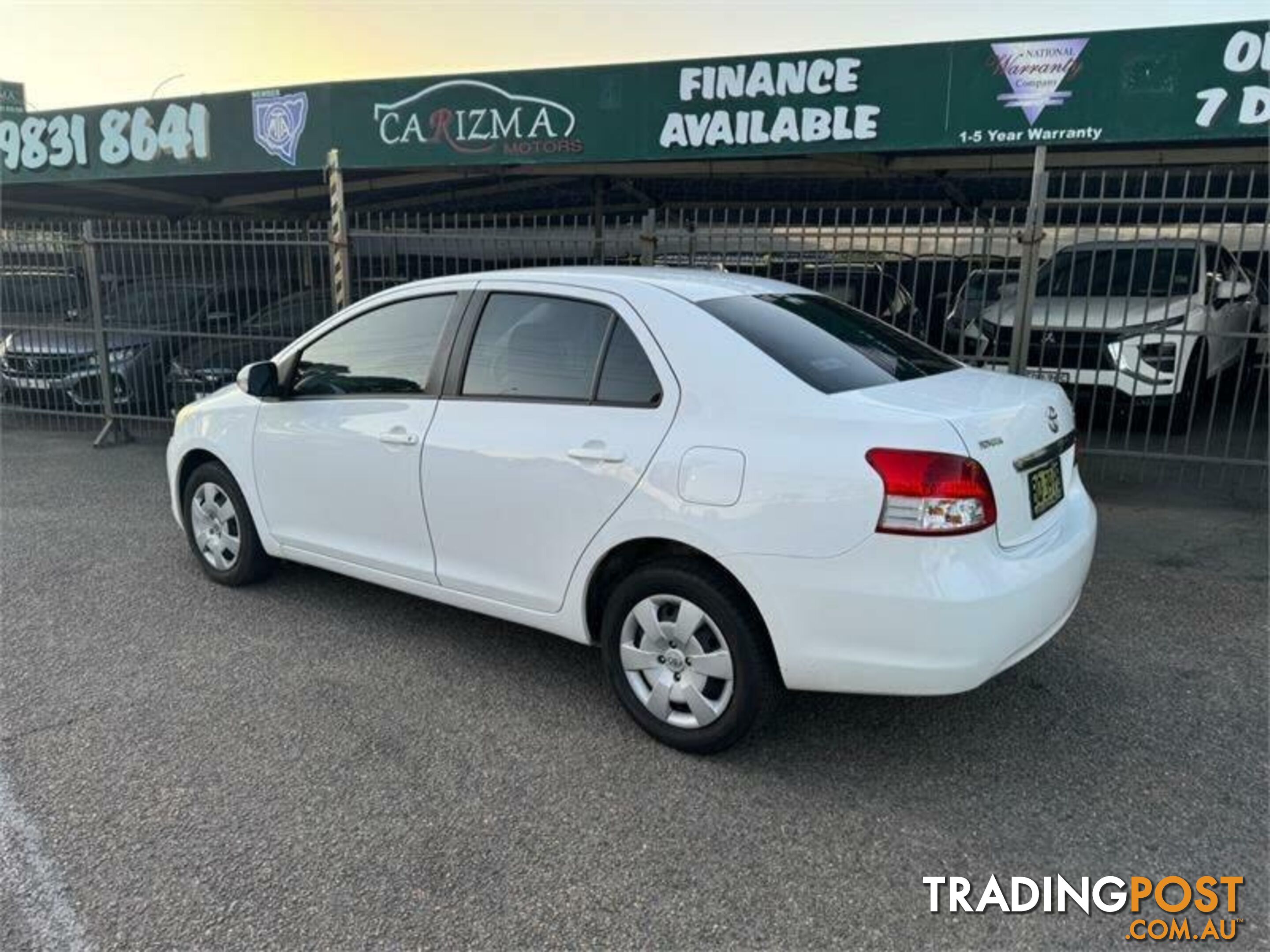 2012 TOYOTA YARIS YRS NCP93R 10 UPGRADE SEDAN, 4 DOORS, 5 SEATS