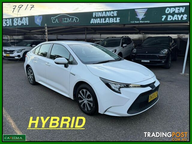 2020 TOYOTA COROLLA ASCENT SPORT HYBRID ZWE211R 4D SEDAN