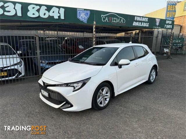 2022 TOYOTA COROLLA ASCENT SPORT MZEA12R HATCH, 5 DOORS, 5 SEATS