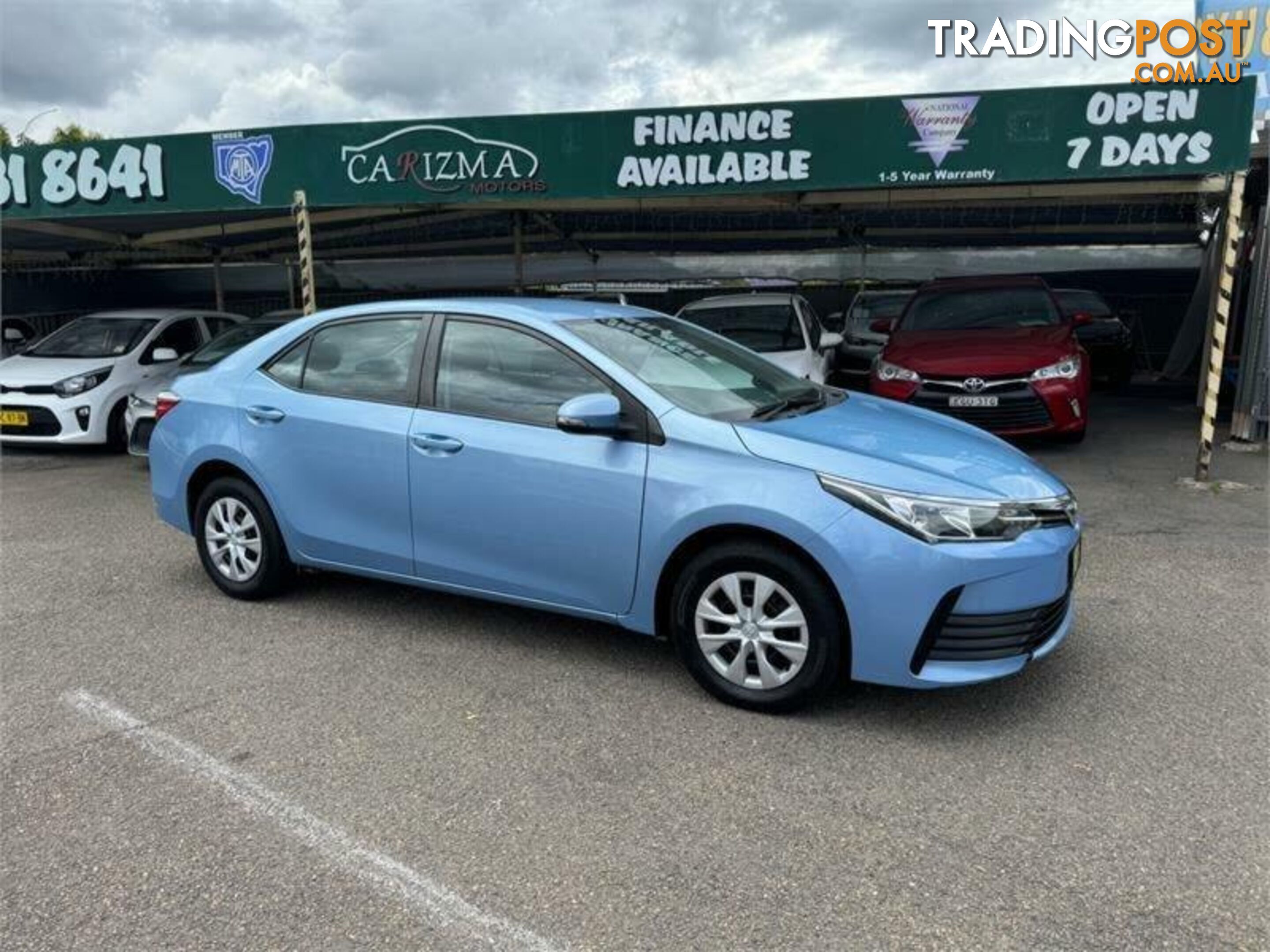 2018 TOYOTA COROLLA ASCENT ZRE172R MY17 SEDAN, 4 DOORS, 5 SEATS