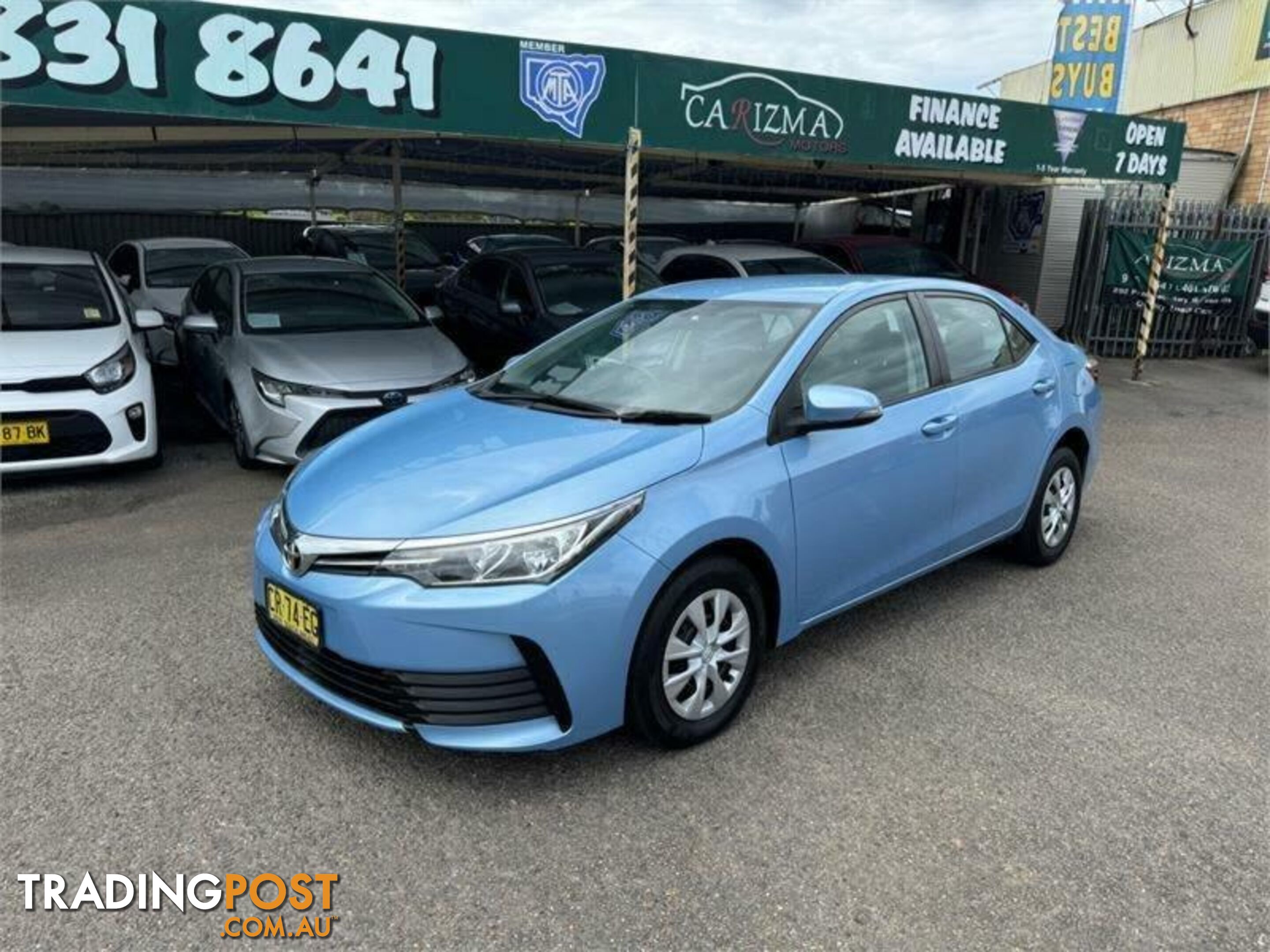 2018 TOYOTA COROLLA ASCENT ZRE172R MY17 SEDAN, 4 DOORS, 5 SEATS