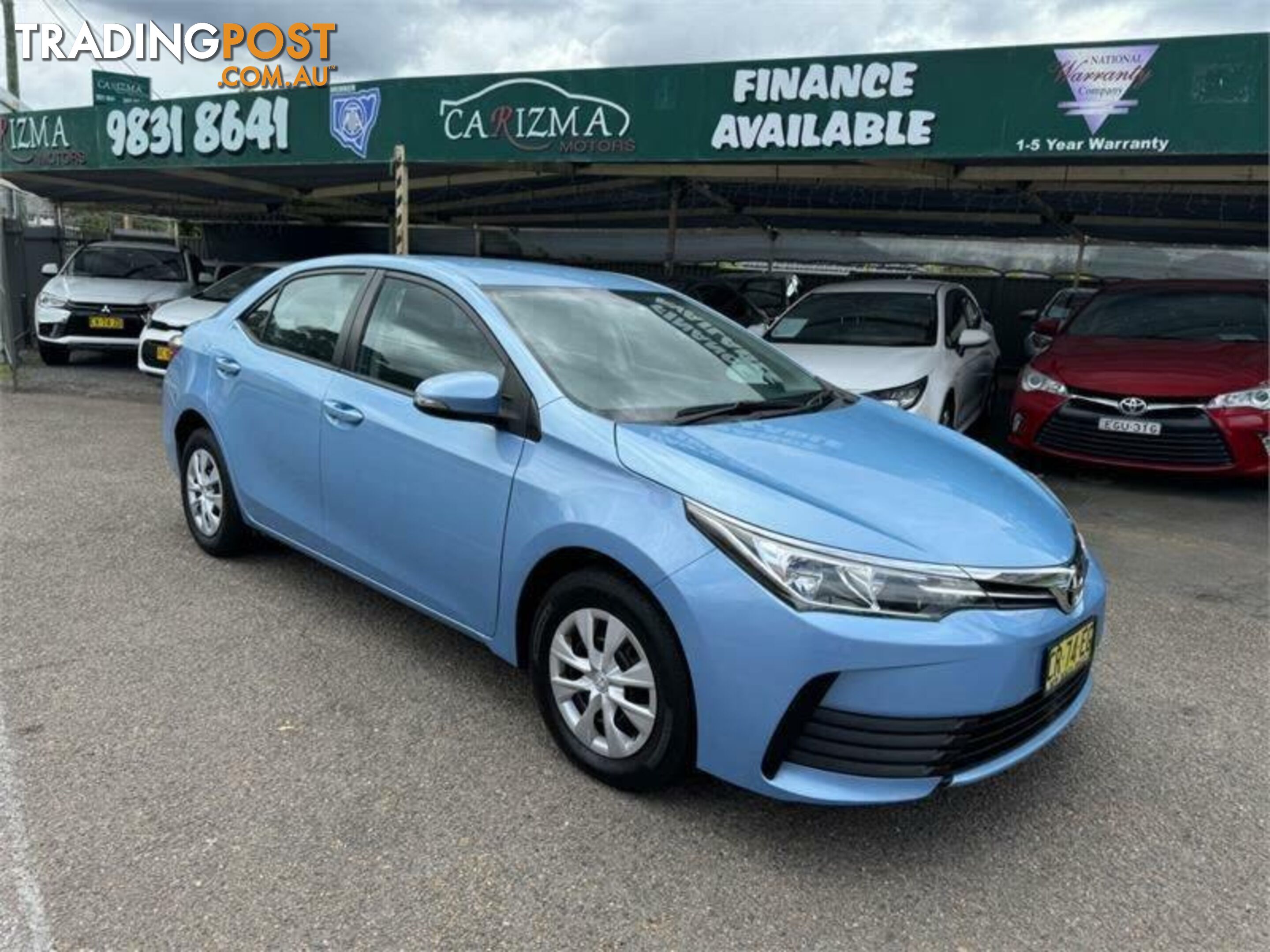 2018 TOYOTA COROLLA ASCENT ZRE172R MY17 SEDAN, 4 DOORS, 5 SEATS