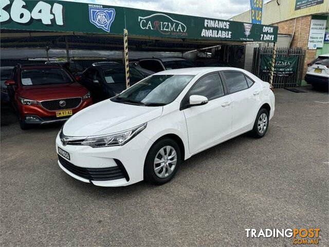 2017 TOYOTA COROLLA ASCENT ZRE172R MY17 SEDAN, 4 DOORS, 5 SEATS