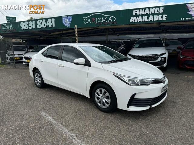 2017 TOYOTA COROLLA ASCENT ZRE172R MY17 SEDAN, 4 DOORS, 5 SEATS