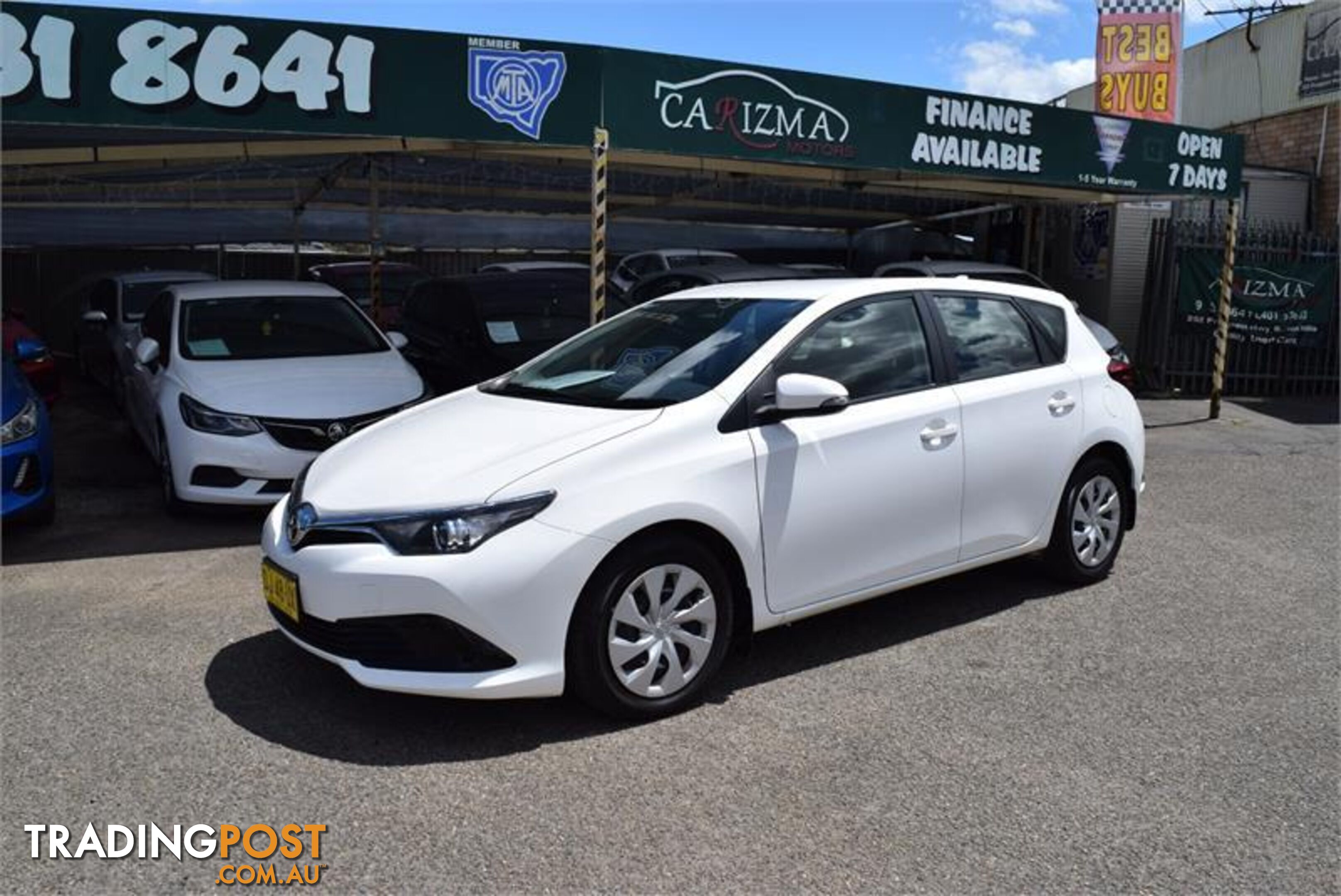 2018 TOYOTA COROLLA ASCENT ZRE182R MY17 HATCH