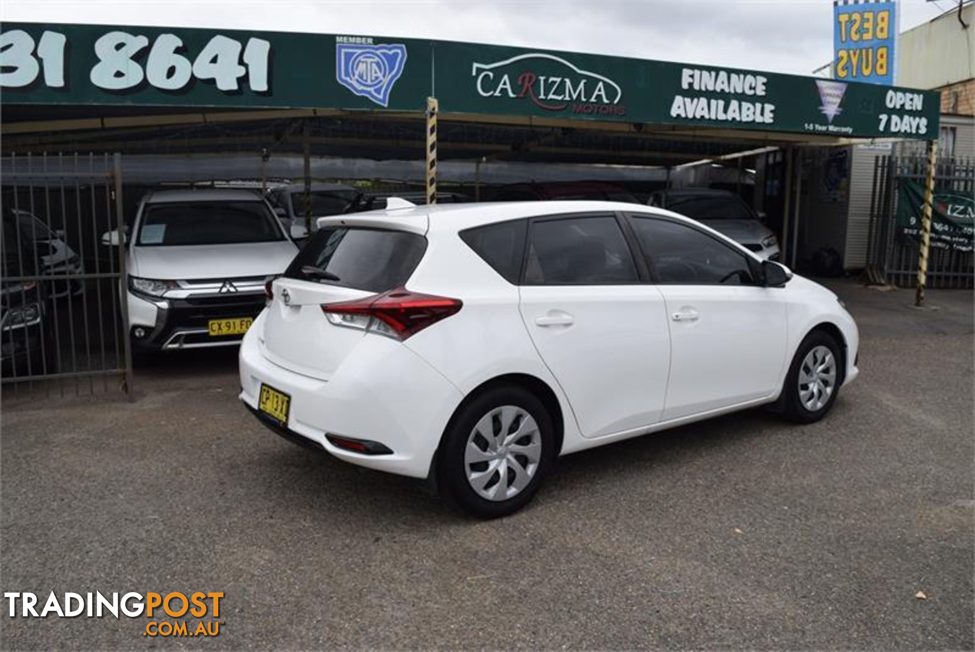 2018 TOYOTA COROLLA ASCENT ZRE182R MY17 HATCH