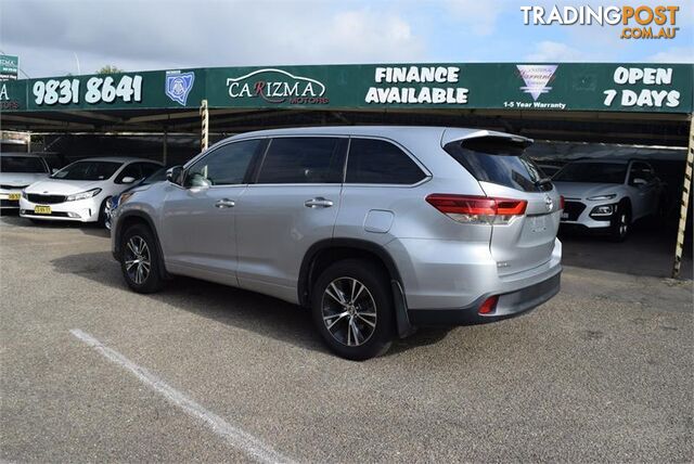 2018 TOYOTA KLUGER GX (4X2) GSU50R SUV, 4 DOORS, 7 SEATS