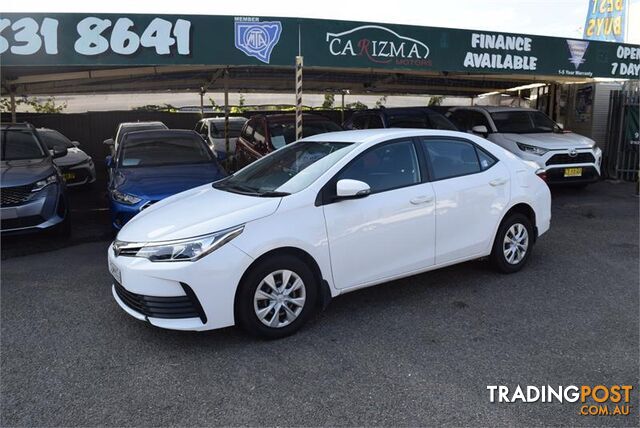 2018 TOYOTA COROLLA ASCENT ZRE172R MY17 SEDAN