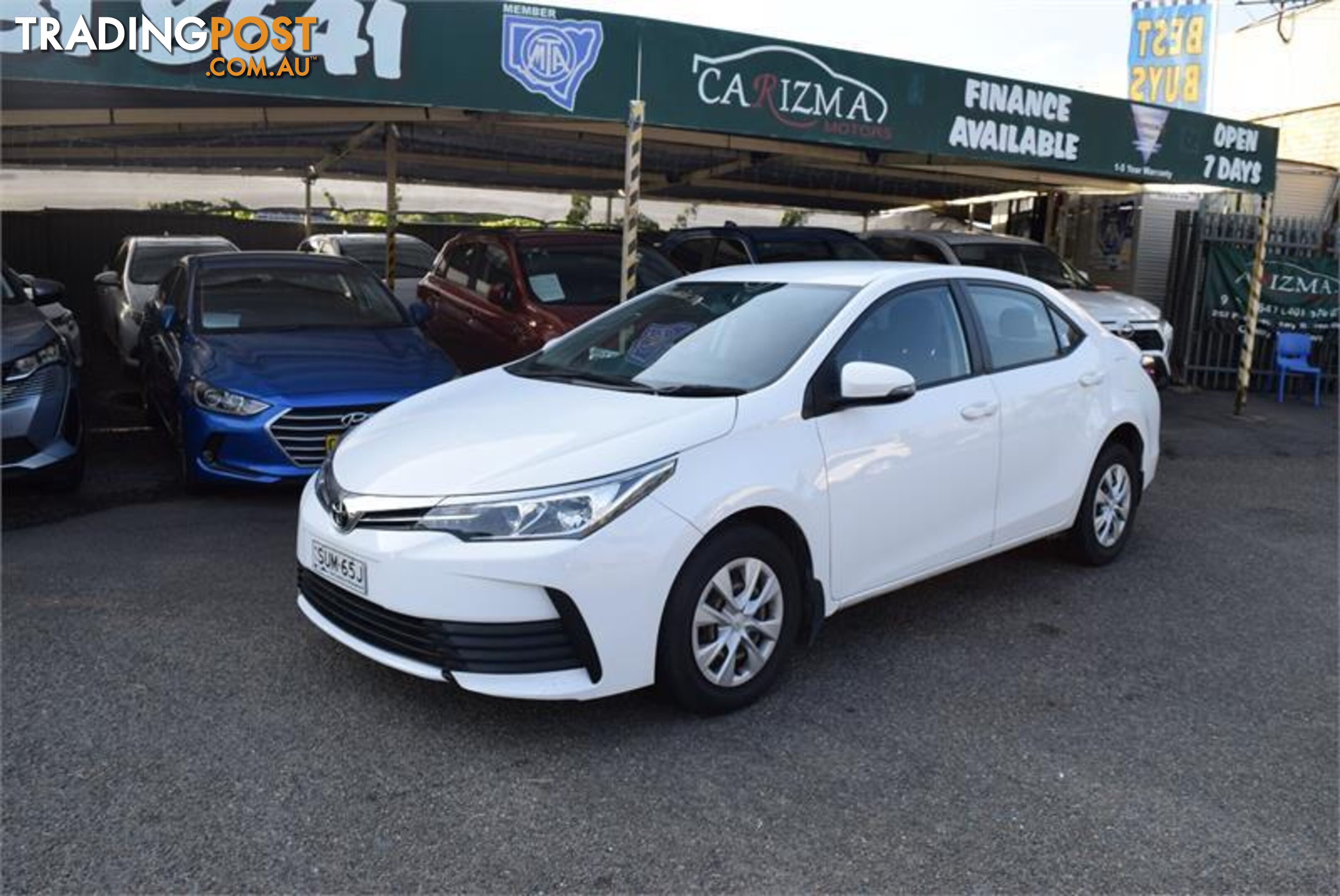 2018 TOYOTA COROLLA ASCENT ZRE172R MY17 SEDAN