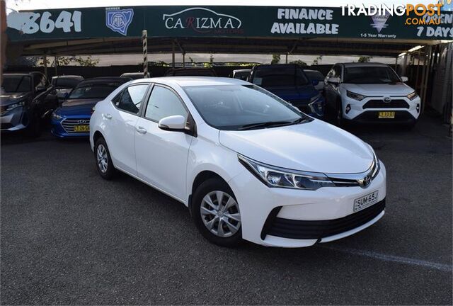 2018 TOYOTA COROLLA ASCENT ZRE172R MY17 SEDAN