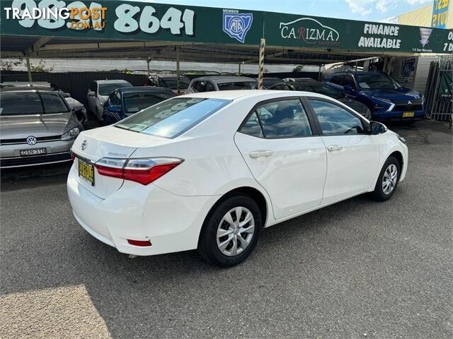 2017 TOYOTA COROLLA ASCENT ZRE172R SEDAN