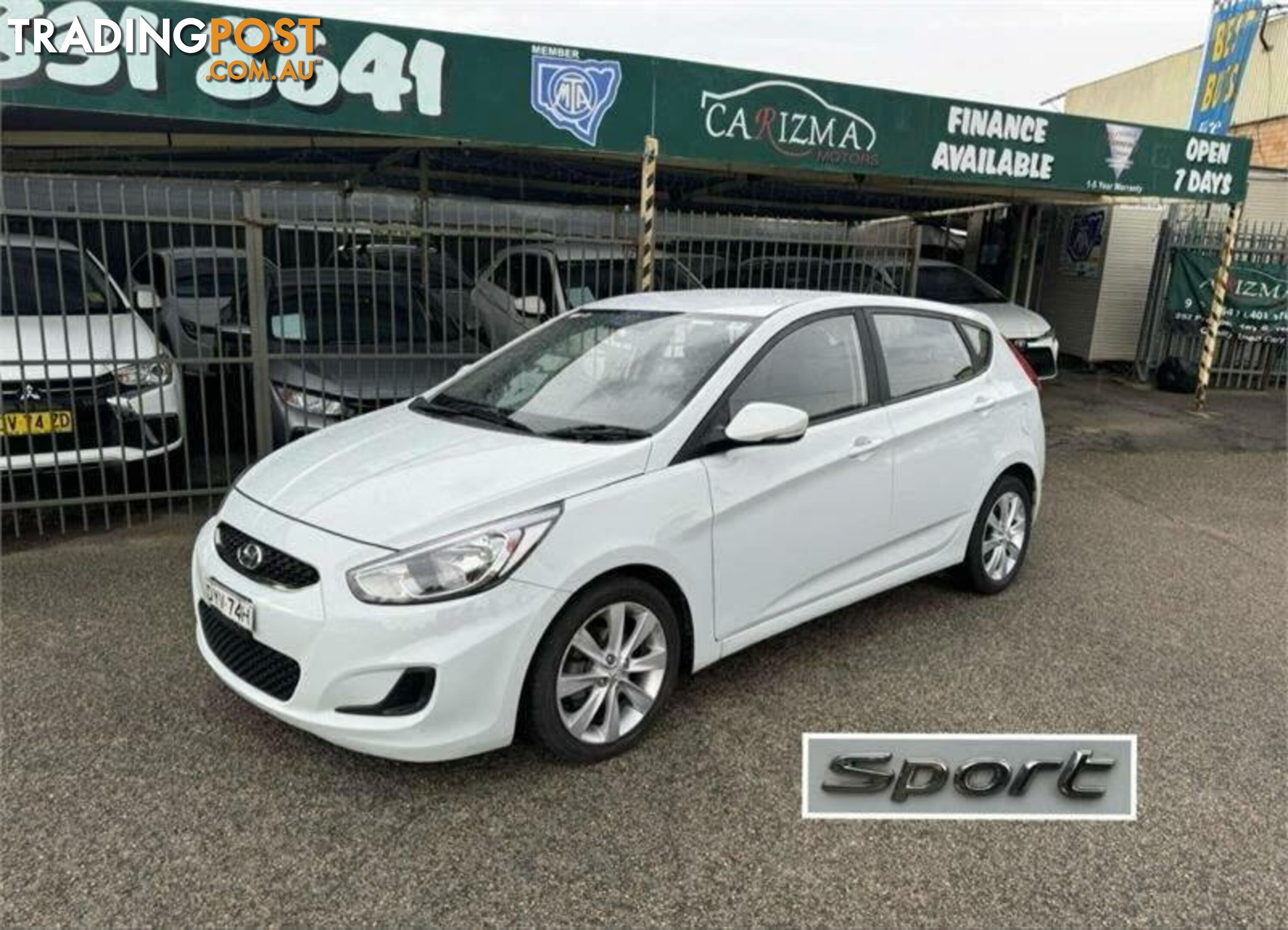 2018 HYUNDAI ACCENT SPORT RB6 MY19 HATCH, 5 DOORS, 5 SEATS