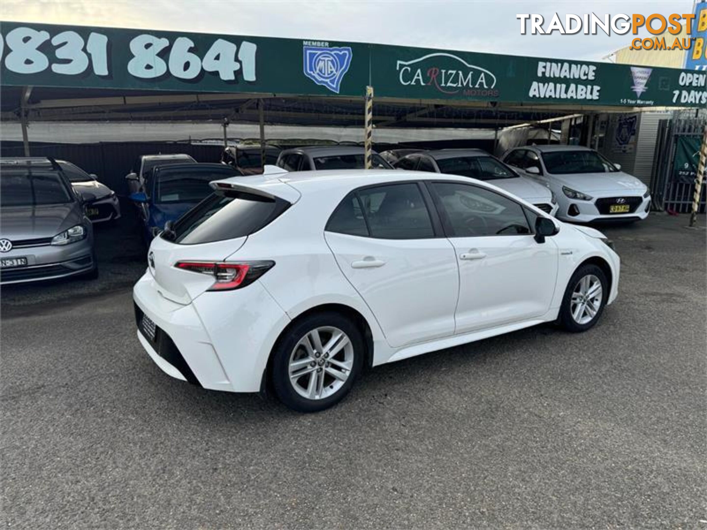 2020 TOYOTA COROLLA ASCENT SPORT HYBRID ZWE211R HATCH, 5 DOORS, 5 SEATS