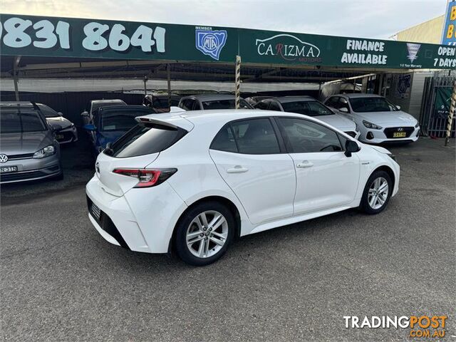 2020 TOYOTA COROLLA ASCENT SPORT HYBRID ZWE211R HATCH, 5 DOORS, 5 SEATS